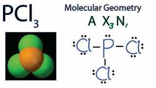 PCl3 Molecular Geometry  Shape and Bond Angles [upl. by Ainek115]