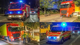 TÖDLICHES UNFALLDRAMA SATTELZUG vs RADFAHRER  Seelsorger im Einsatz  FEUERWEHR amp POLIZEI [upl. by Korella866]