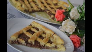 CROSTATA DI PASTA SFOGLIA CON 2 INGREDIENTI  ricetta facilissima  Maria Grazia [upl. by Lishe94]