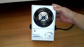 New Aerostat PC Ionizing Air Blower Fan Ion AntiStatic 110V  220V [upl. by Haze]