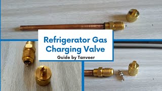 How to connect refrigerator gas charging valve [upl. by Row]