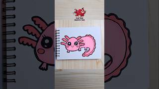 Drawing axolotl howtodraw axolotl shortdrawingideas easydrawing [upl. by Lucic]