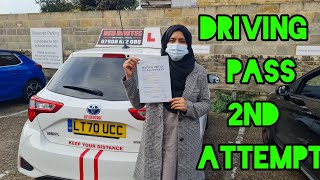 Practical Driving Test Pass 2nd attemptGoodmayes driving Test RouteDriving Test tipsRoundabouts [upl. by Garin]