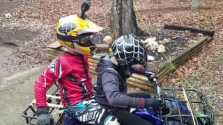 9 year olds ride out bikes vs quads [upl. by Ai]