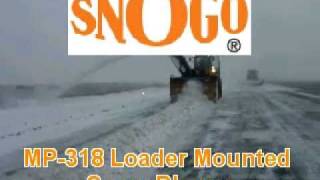 MP318 LOADER MOUNTED SNOW BLOWER [upl. by Niamrej]