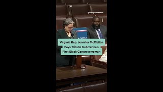 Rep Jennifer McClellan took the House floor to honor the legacy of Shirley Chisholm [upl. by Ozne]