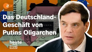 Exklusiv Russischer Oligarch macht trotz Sanktionen weiter Geld in Deutschland  ZDFheute live [upl. by Suh]