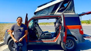 Mechanic Builds The Ultimate Honda Element ECamper [upl. by Rik]