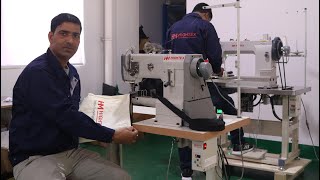 PFAFF 335 type Cylinder Bed Sewing Machine for Binding Operations India [upl. by Angelico]