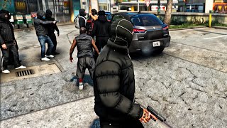 They JUMPED my LIL HOMIE so we CRASHED OUT in GTA 5 RP  The Rise of The Porters  New Leaf [upl. by Sanborn396]