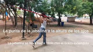 Lanzamiento de la jabalina  atletismo II [upl. by Lieno]