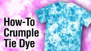 Tulip TieDye Crumple Technique How To [upl. by Bowne]