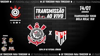 AO VIVO ⚫ CORINTHIANS x AtléticoGO  Copa SP de Futebol Jr  1412024 [upl. by Aramac654]