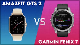 Amazfit GTS 2 vs Garmin Fenix 7 Comparison [upl. by Vinn644]