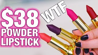 38 POWDER LIPSTICK   WTF  First Impressions [upl. by Onaivatco840]