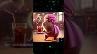 Capybara VS Lady capybara aiart ai petstory cuteanimals funnyshorts aistory [upl. by Maryellen937]