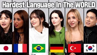 People Around The World Decides Hardest Language in The World [upl. by Verdi]