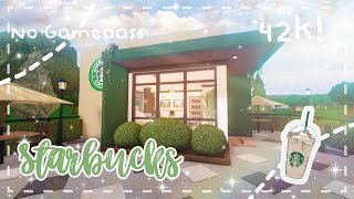 Roblox Bloxburg  No Gamepass Modern Starbucks  Minami Oroi [upl. by Cacka]