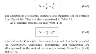 Impedance and Admittance Lecture 4 1 [upl. by Maya]