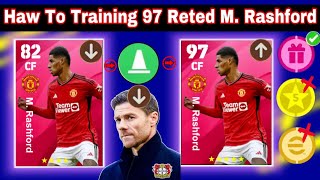 Iconic Rashford Best Training Guide 🥶  eFootball 2024 😱⚽ [upl. by Jecoa]