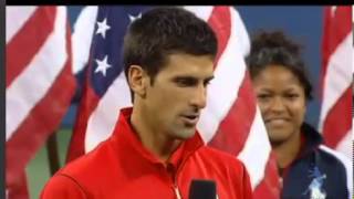 Tennis US Open 2013 Champion Rafael Nadal  Trophy Ceremony [upl. by Namdor]