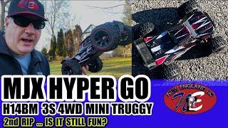 MJX HYPER GO H14BM 3S 4WD MINI TRUGGY TRUCK – 2ND RIP … STILL FUN  New England RC– E169 [upl. by Lzeil]