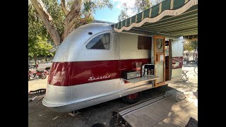 1948 Spartan Manor Custom Vintage Camper Trailer [upl. by Oiril192]