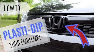 How to Plasti Dip Your Car Emblems [upl. by Kalman]