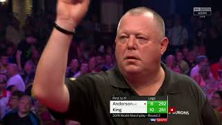 Mervyn King Stuns Anderson 2019 Betfred World Matchplay [upl. by Hanley395]