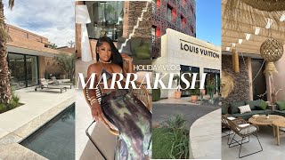 TOOK MY STAFF ON A BIRTHDAY TRIP TO MARRAKESH 🇲🇦 PRIVATE VILLAROOFTOP BARS MASSAGES AND MORE [upl. by Nerraj]