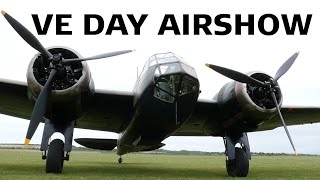 IWM Duxford VE Day Anniversary Air Show 2015 Highlights [upl. by Hsara]