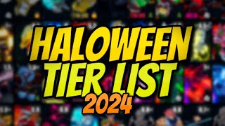 YBA NEW OFFICIAL YBA HALOWEEN SKIN TRADING TIER LIST OCTOBER 2024 [upl. by Hceicjow909]