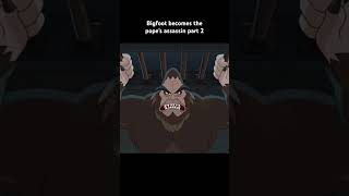 Rick and Morty S7E9 Short Bigfoot becomes the pope’s assassin part 2 rickandmorty [upl. by Notnek701]