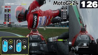 MotoGP 24  CARRIERA stag 7  phillip island arriva pioggia gomme congelate mondiale riaperto EP126 [upl. by Niwhsa]