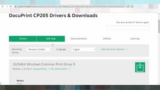 Fuji Xerox DocuPrint CP205 LED Driver Download Windows 11 [upl. by Ymrots]