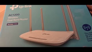 TP Link AC1200 Archer C50 v3 WLAN Router ausgepackt und eingerichtet deutsch [upl. by Nikoletta]