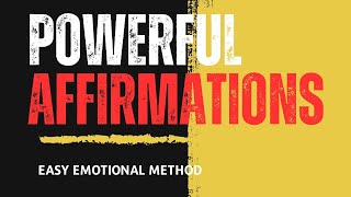 Powerful Method of Affirmations [upl. by Mota]