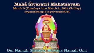 Šri Šiva Moola Mantra Japam amp Homam Mahã Poornãhuti Hãrati Sri Siva Abhishekam  8am EST 382024 [upl. by Yelrebmik]