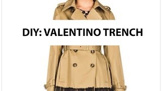 DIY Gabardina al estilo Valentino [upl. by Hizar263]