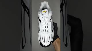 Nike Air Max Plus 3 Leather White Black  CK6716200  sneakersadm  nike nikeairmax airmaxplus [upl. by Ennovad446]