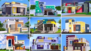 Top 40 Small House Front Elevation Designs  Single Floor House Front View Designs [upl. by Tija]