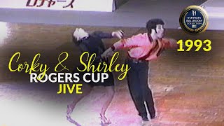 1993 Corky and Shirley Ballas Jive at The Rogers Cup JBDF [upl. by Bram401]