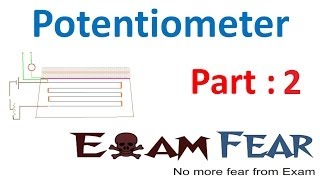 Potentiometer physics class 12 part 2 [upl. by Nosidam]