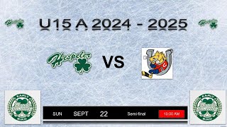 Hespeler Early Bird Semi final Hespeler  Barrie Colts White Sunday September 22 2024 [upl. by Cenac]