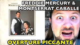 FREDDIE MERCURY amp MONTSERRAT CABALLE Overture Piccante BARCELONA  REACTION [upl. by Kancler]