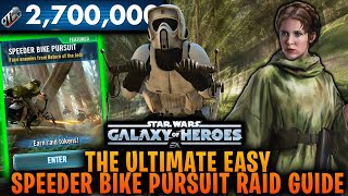 The ULTIMATE Speeder Bike Pursuit Raid Guide Made EASY  How to Solo  Get the Best Scores Possible [upl. by Areta]