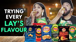 Trying EVERY LAYS FLAVOUR  The Urban Guide [upl. by Bambie]