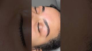 A quick step by step of a brow lamination amp tint This enhanced her brows so amazing and natural ￼￼ [upl. by Schlesinger]