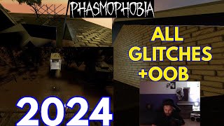 All Glitches  Out of map tricks  Phasmophobia  2024 [upl. by Zoie151]