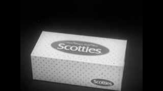 Scotties Tissues Commercial From The 1960s  Old Commercials [upl. by Rozanna]